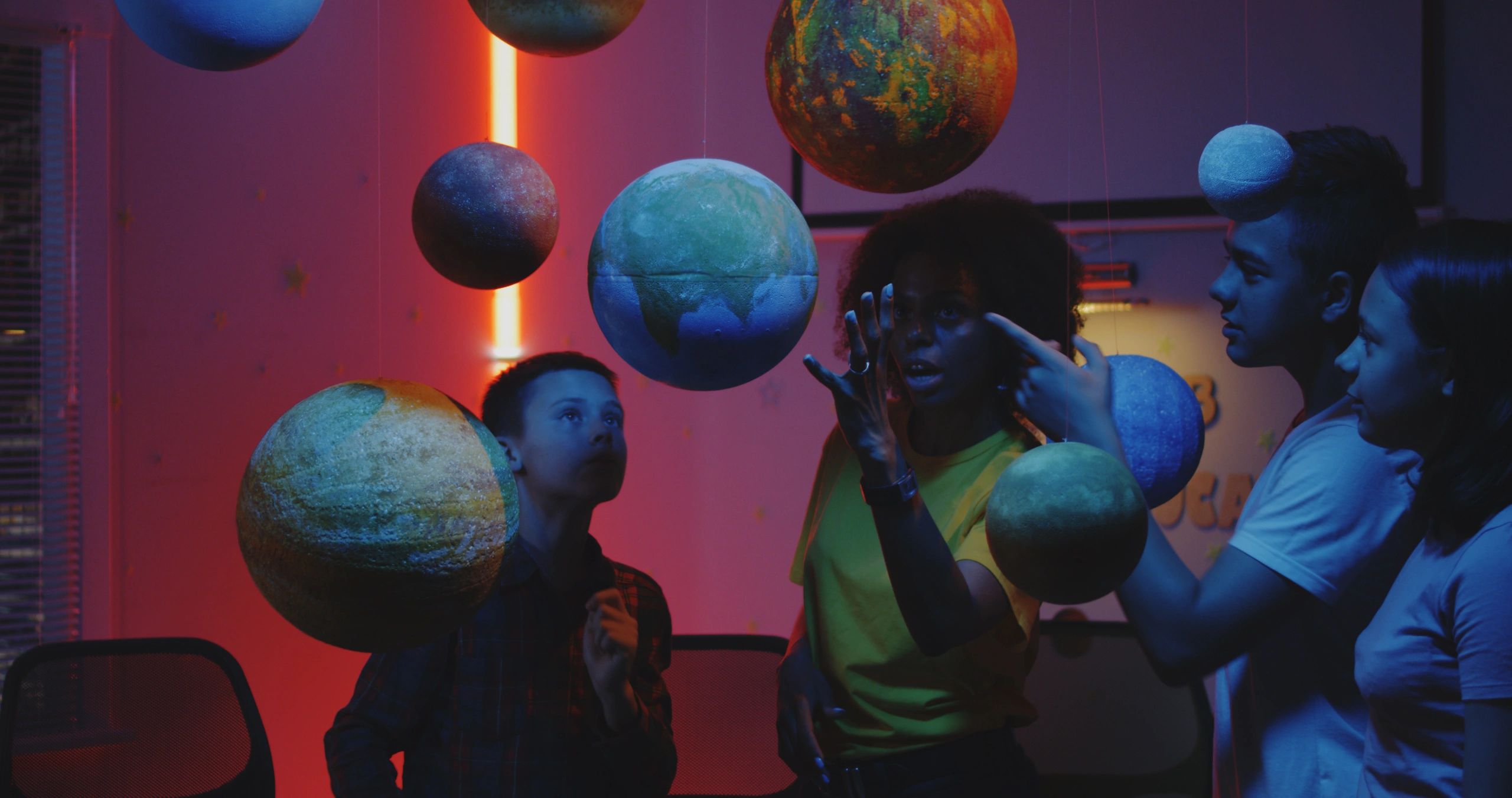 Actividad educativa sobre astronomía para niños